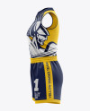 Women’s Basketball Kit Mockup - Side View