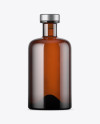 Amber Glass Bottle Mockup Amber Glass Bottle Mockup
