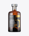Amber Glass Bottle Mockup Amber Glass Bottle Mockup