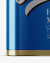 Steel Flask Mockup - Back View