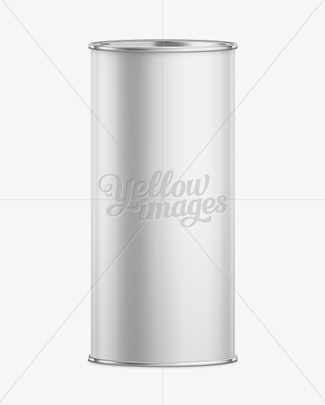 550g Metal Coffee Can Mock-Up