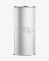 550g Metal Coffee Can Mock-Up - Free Download Images High Quality PNG