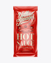 Plastic Sauce Bag Mockup