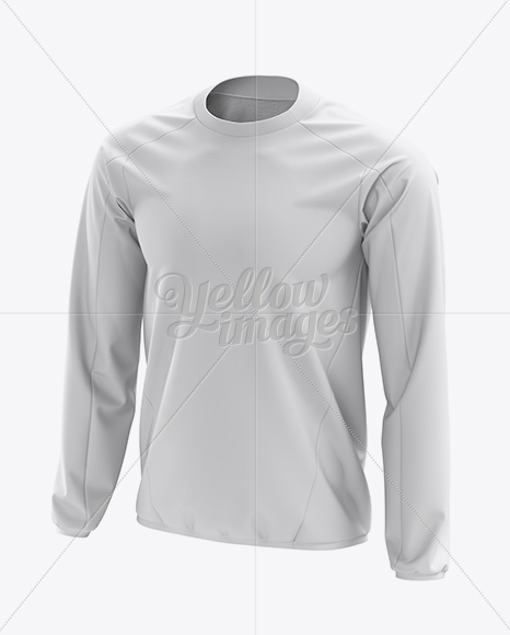 Soccer Windbreaker Mockup - 3/4 View