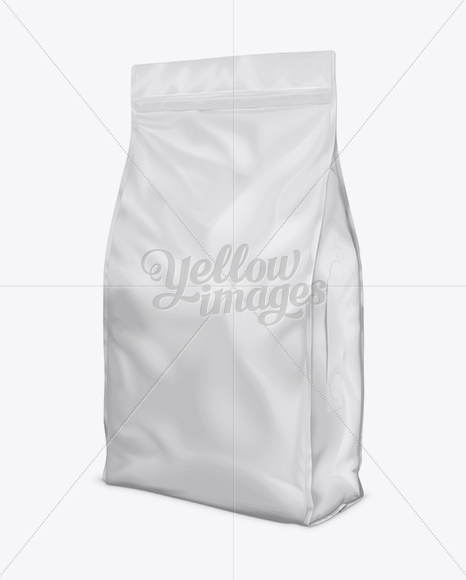 46lb Cat Litter Bag Mock-Up - Front 3/4 View