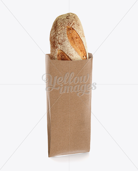 Kraft Paper Bakery Bag Mockup