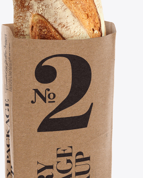 Kraft Paper Bakery Bag Mockup