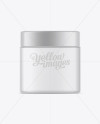 250ml Clear Plastic Cosmetic Jar Mockup