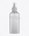 100ml Clear Plastic Spray Bottle Mock-Up