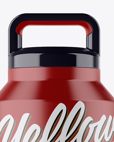 Matte Thermos Mockup