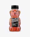 Bear Shaped Bottle with Honey Mockup