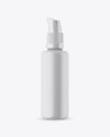 Matte Plastic Bottle W/ Pump Mockup Matte Plastic Bottle W/ Pump Mockup