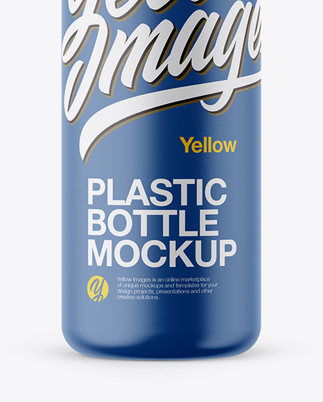 Matte Plastic Bottle W/ Pump Mockup Matte Plastic Bottle W/ Pump Mockup