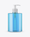 500ml Plastic Bottle with Pump Mockup 500ml Plastic Bottle with Pump Mockup