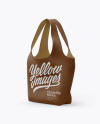 Canvas Bag Mockup - Half Side View