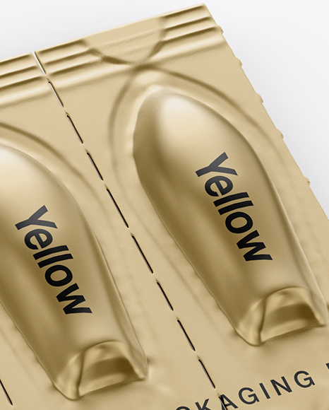 Metallic Suppositories Blister Mockup