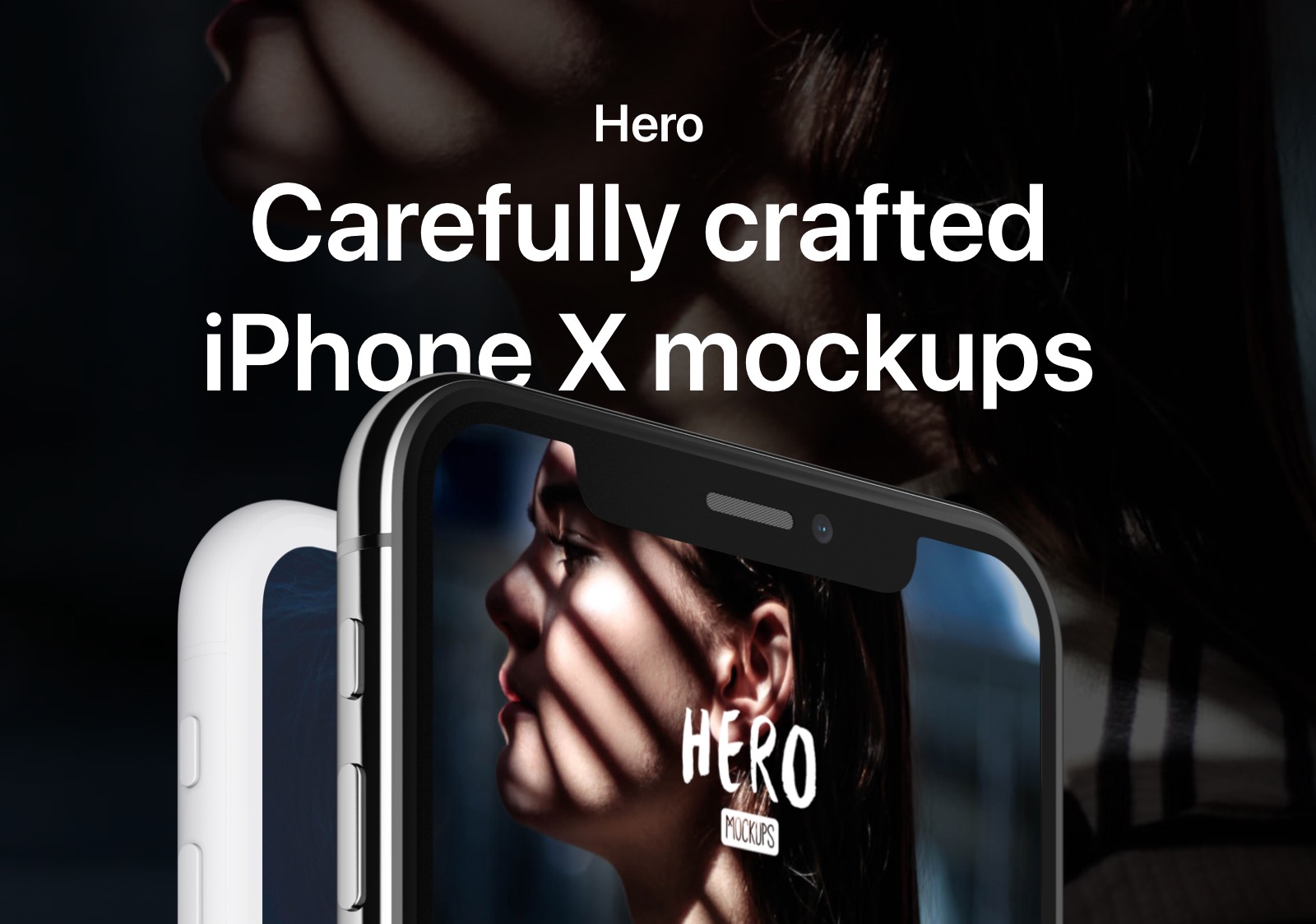 HERO iPhone X Mockups HERO iPhone X Mockups