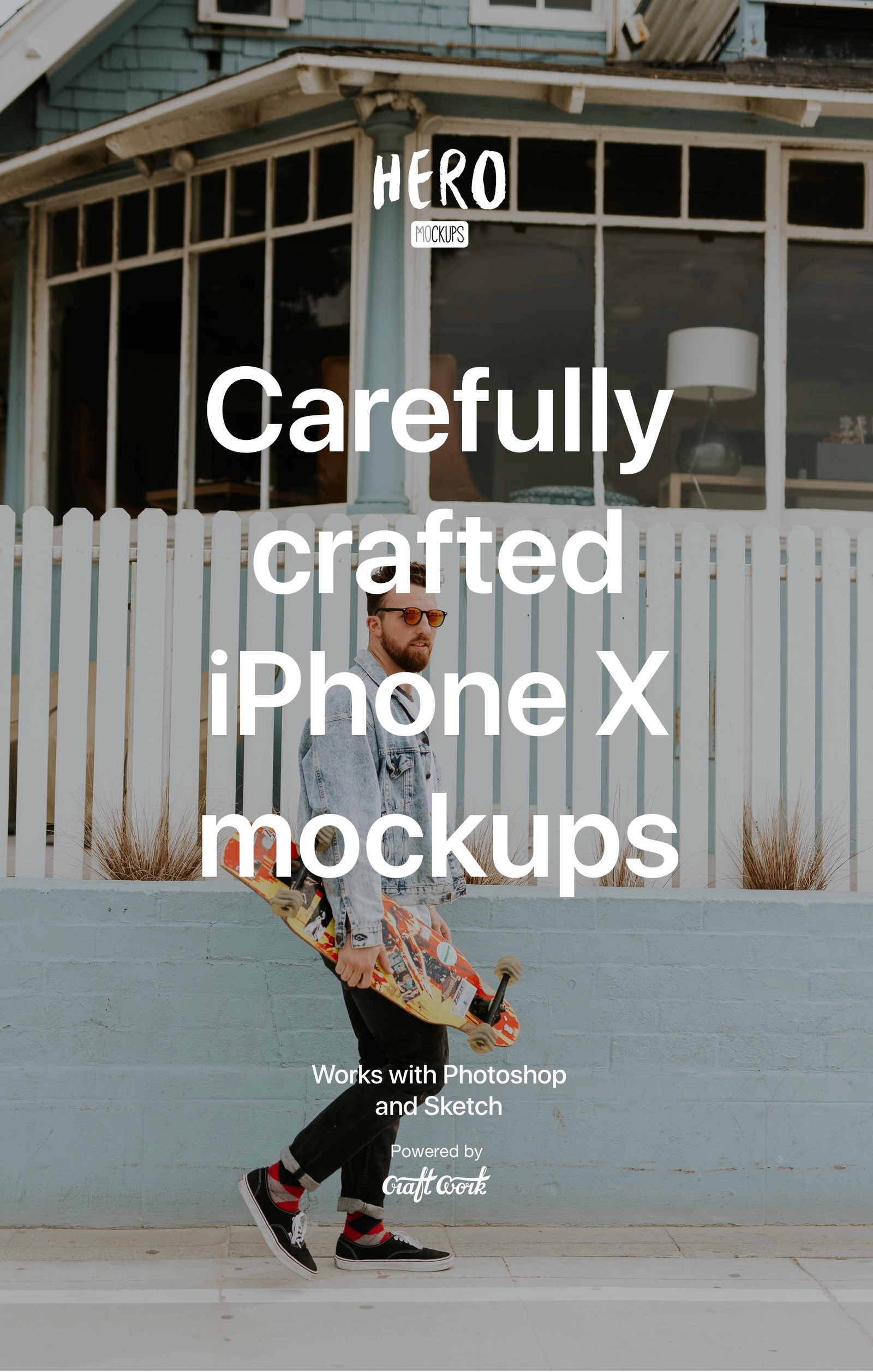 HERO iPhone X Mockups HERO iPhone X Mockups