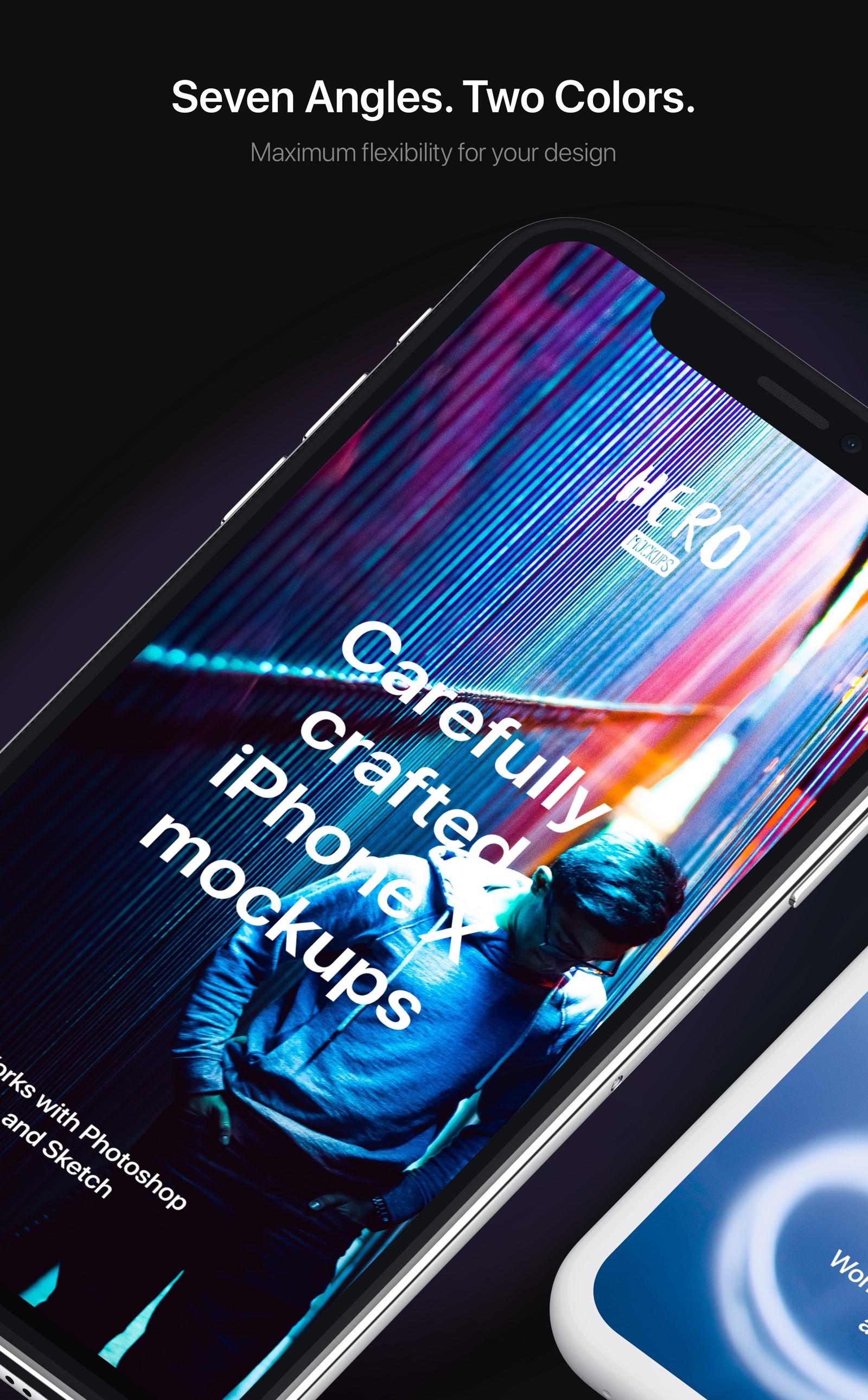 HERO iPhone X Mockups HERO iPhone X Mockups