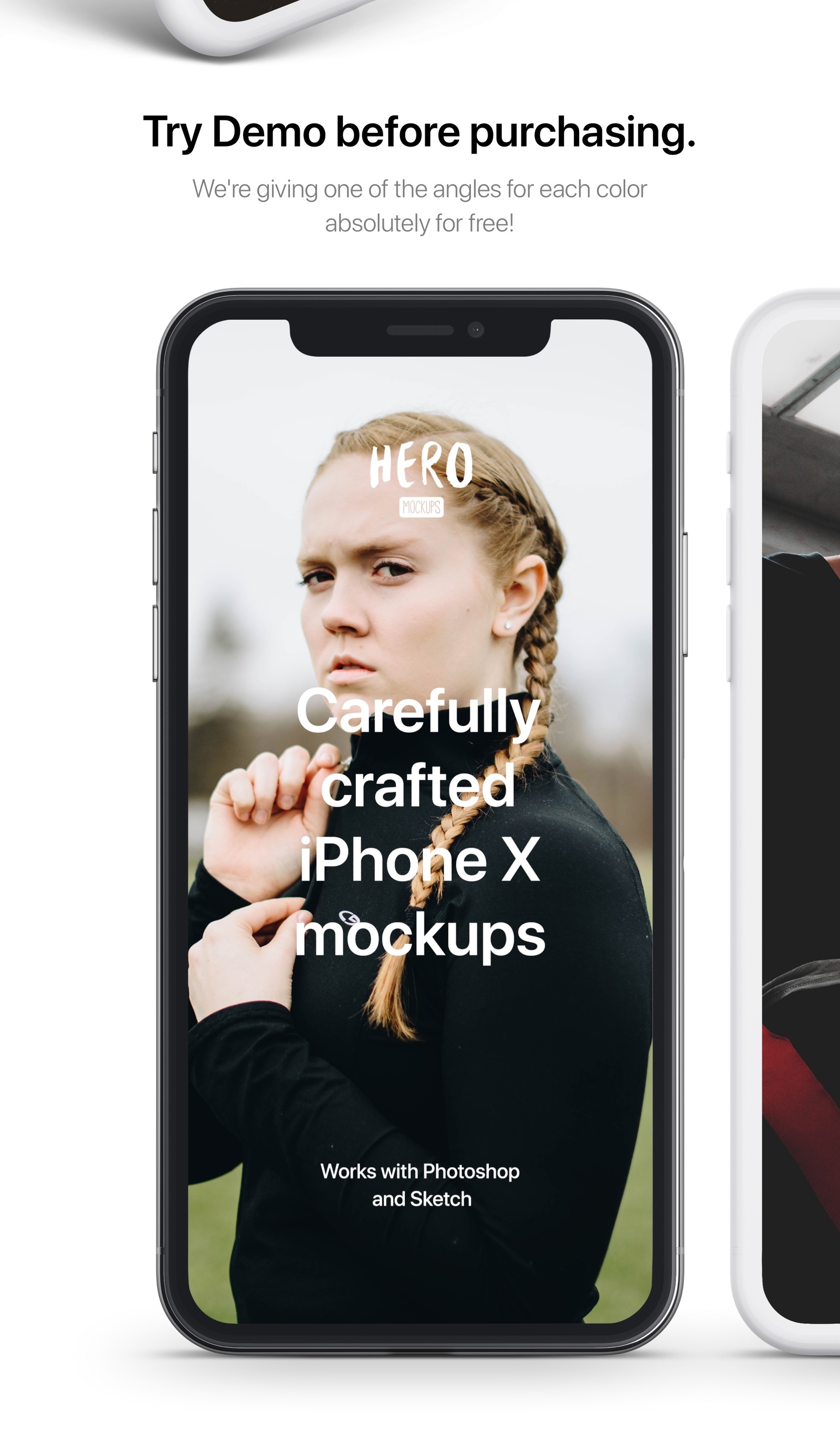 HERO iPhone X Mockups HERO iPhone X Mockups
