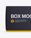 Paper Box Mockup - Front View Paper Box Mockup - Front View