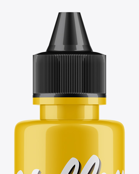 100ml Glossy Bottle Mockup