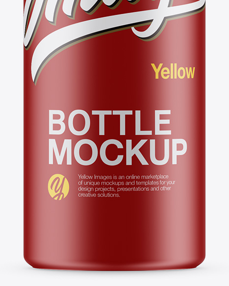 100ml Matte Bottle Mockup