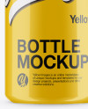 240ml Glossy Bottle Mockup