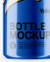 240ml Metallic Bottle Mockup