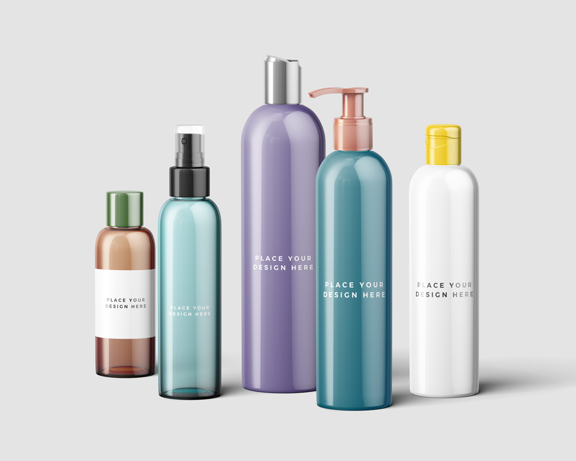 Cosmetic Bottles Mockup Vol.3 Cosmetic Bottles Mockup Vol.3