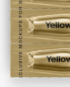 Metallic Suppositories Blister Mockup - Top View