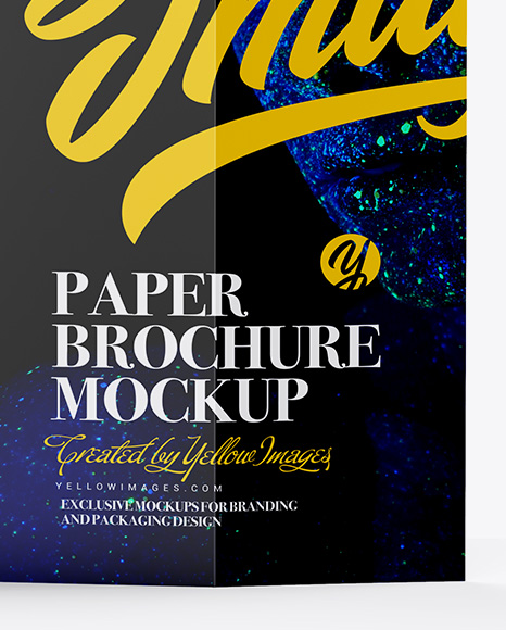 Glossy A4 Brochure Mockup