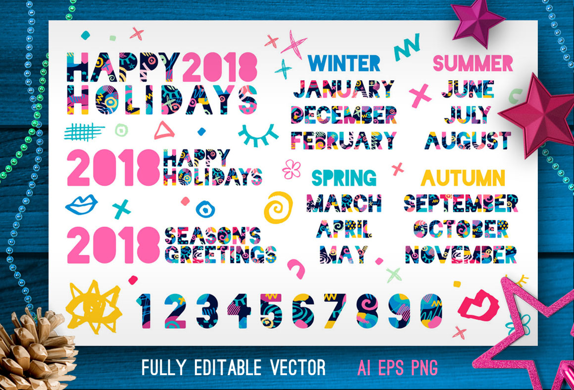 2018 New Year Christmas White Bundle 2018 New Year Christmas White Bundle