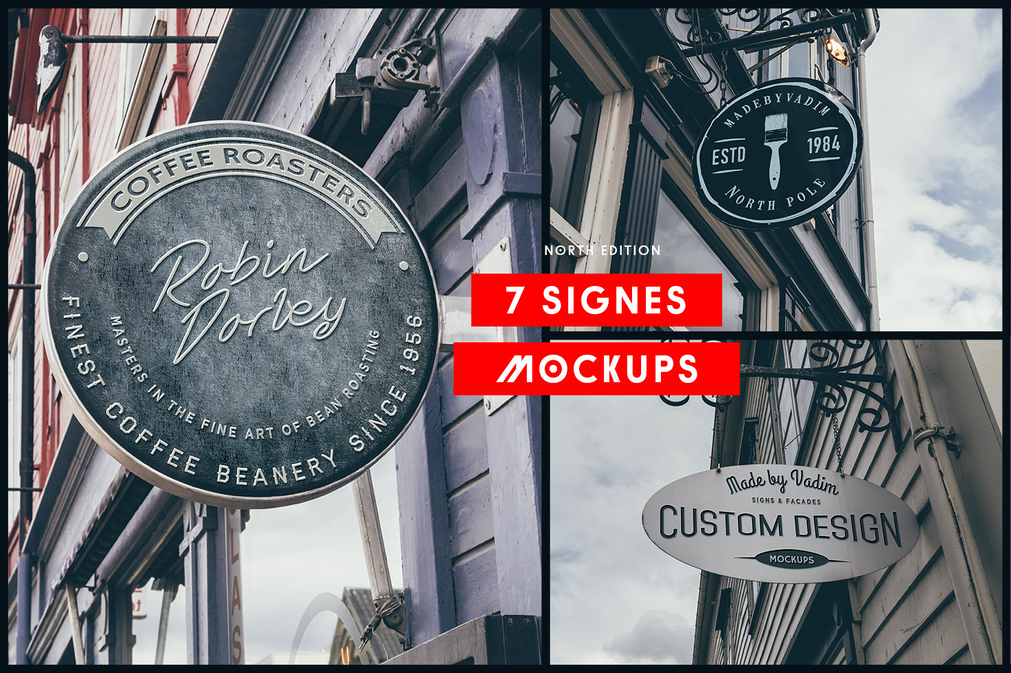 Signs &amp; Facades Mockups - North Edition