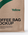 Kraft Bag with a Tin-Tie Mockup - Front View