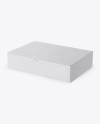 Kraft Box Mockup - Half Side View (High Angle Shot) Kraft Box Mockup - Half Side View (High Angle Shot)