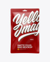 Matte Food Bag Mockup Matte Food Bag Mockup