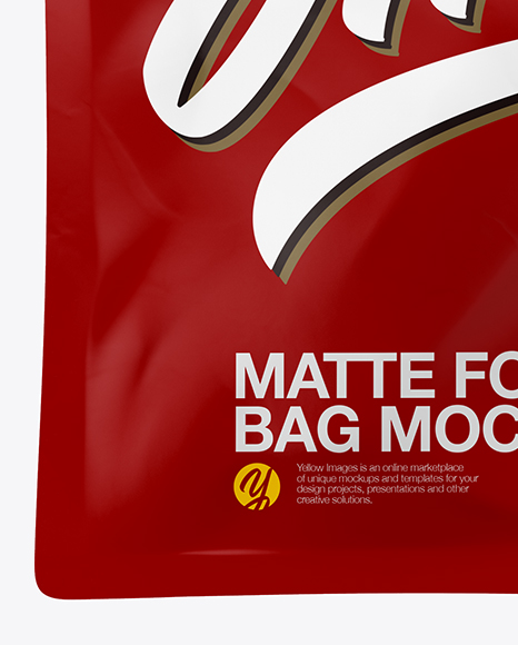 Matte Food Bag Mockup Matte Food Bag Mockup