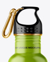 Matte Sport Bottle With Carabiner Mockup