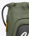 Gym Sack Mockup - Front View