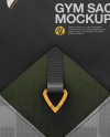 Gym Sack Mockup - Front View