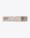 Kraft Box Mockup - Half Side View