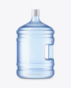 20l Plastic Water Bottle Mockup - Side View