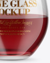 Red Wine Glass Mockup