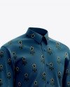 Men’s Dress Shirt mockup (Right Half Side View)