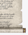 Paper Scroll - Front View Paper Scroll - Front View