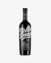 750ml Green Glass Red Wine Bottle Mockup