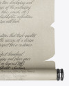 Paper Scroll - Front View