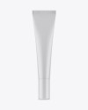 Glossy Plastic Cosmetic Tube Mockup - Front View