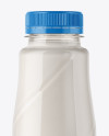 360ml Plastic Bottle with Milk Mockup